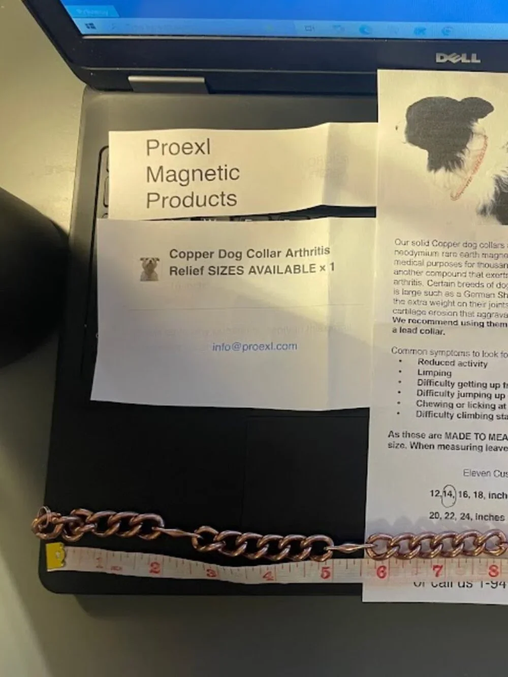 Proexl Copper Arthritis Relief Dog Collar
